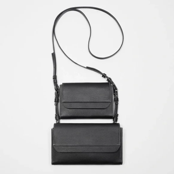 【Ader Error x Zara】★Stitch Leather Crossbody Ba.g Black Ader Error x Zara Stitch Leather Crossbody Bag Black | eBay